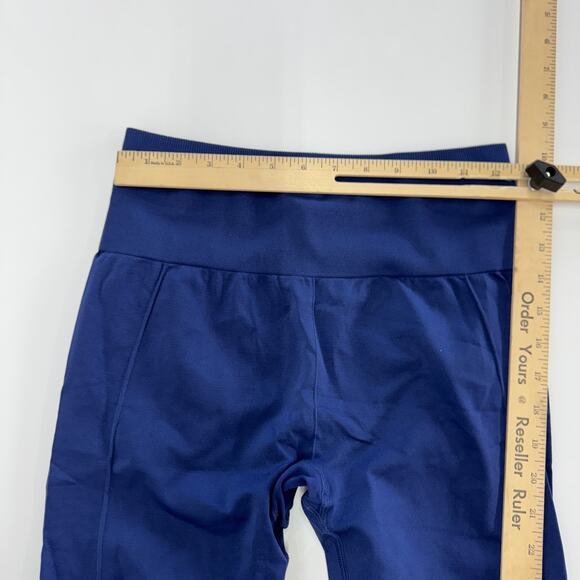 Fabletics Leggings Womens X Small Blue Sync Seamless High Waisted 7/8 Legging - Picture 7 of 9